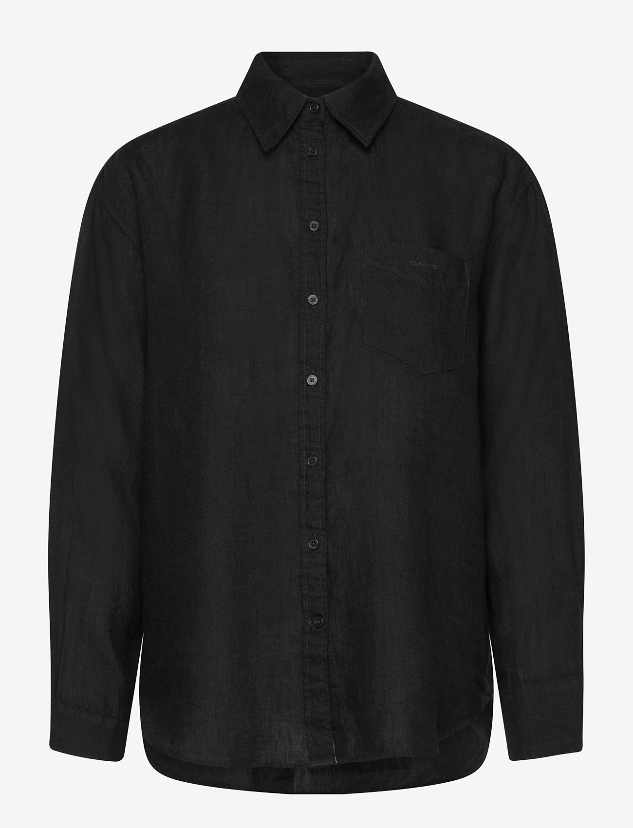 GANT - REL LINEN SHIRT - linased särgid - black - 1