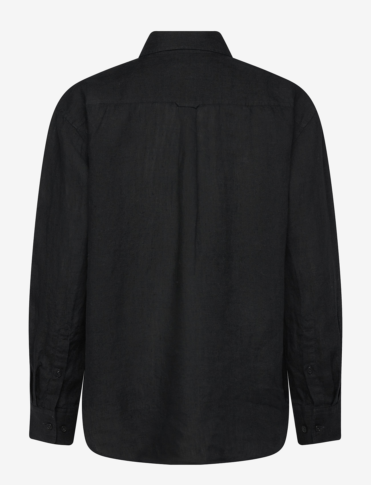 GANT - REL LINEN SHIRT - linased särgid - black - 2