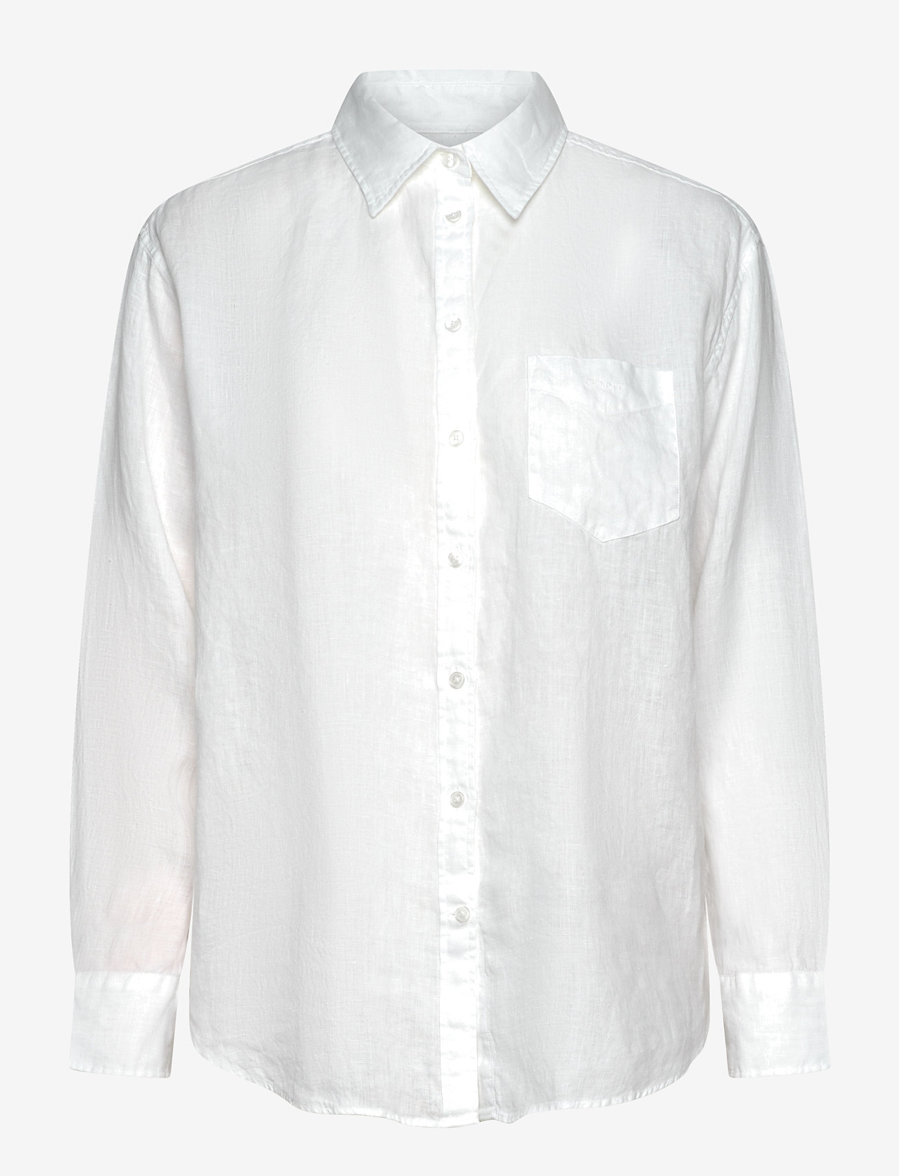 GANT - REL LINEN SHIRT - linen shirts - white - 1