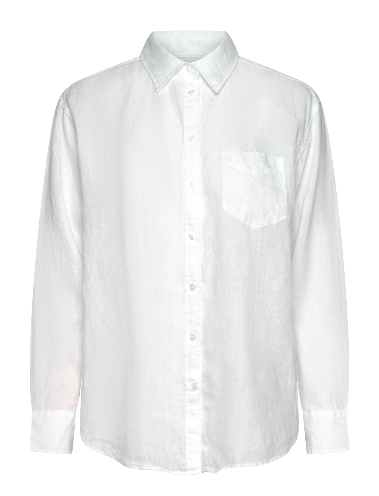 Gant REL LINEN SHIRT - Clothing - WHITE / white