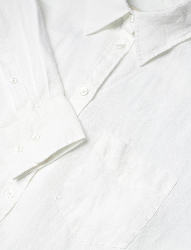 GANT - REL LINEN SHIRT - leinenhemden - white - 2