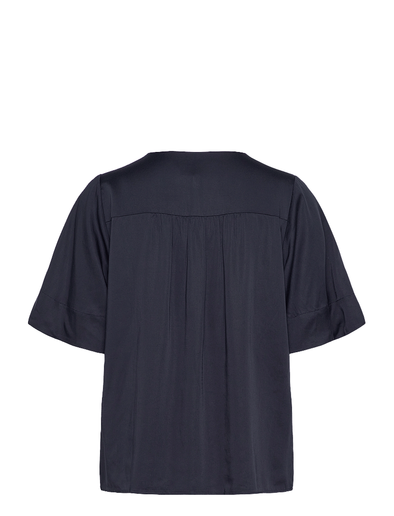 GANT - SS BLOUSE - kurzämlige blusen - evening blue - 2