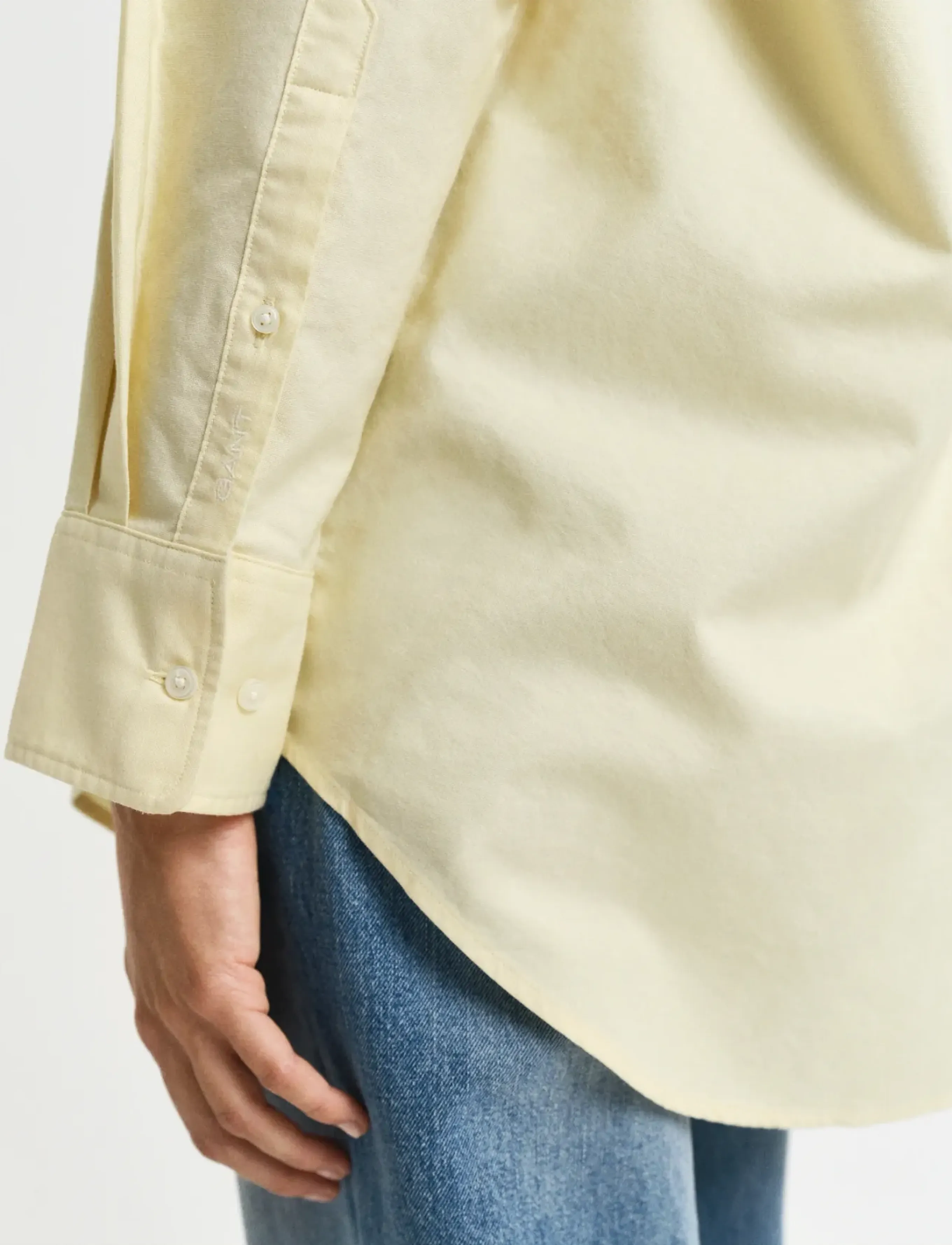 Gant - OS OXFORD BD SHIRT - dusty light yellow - 5