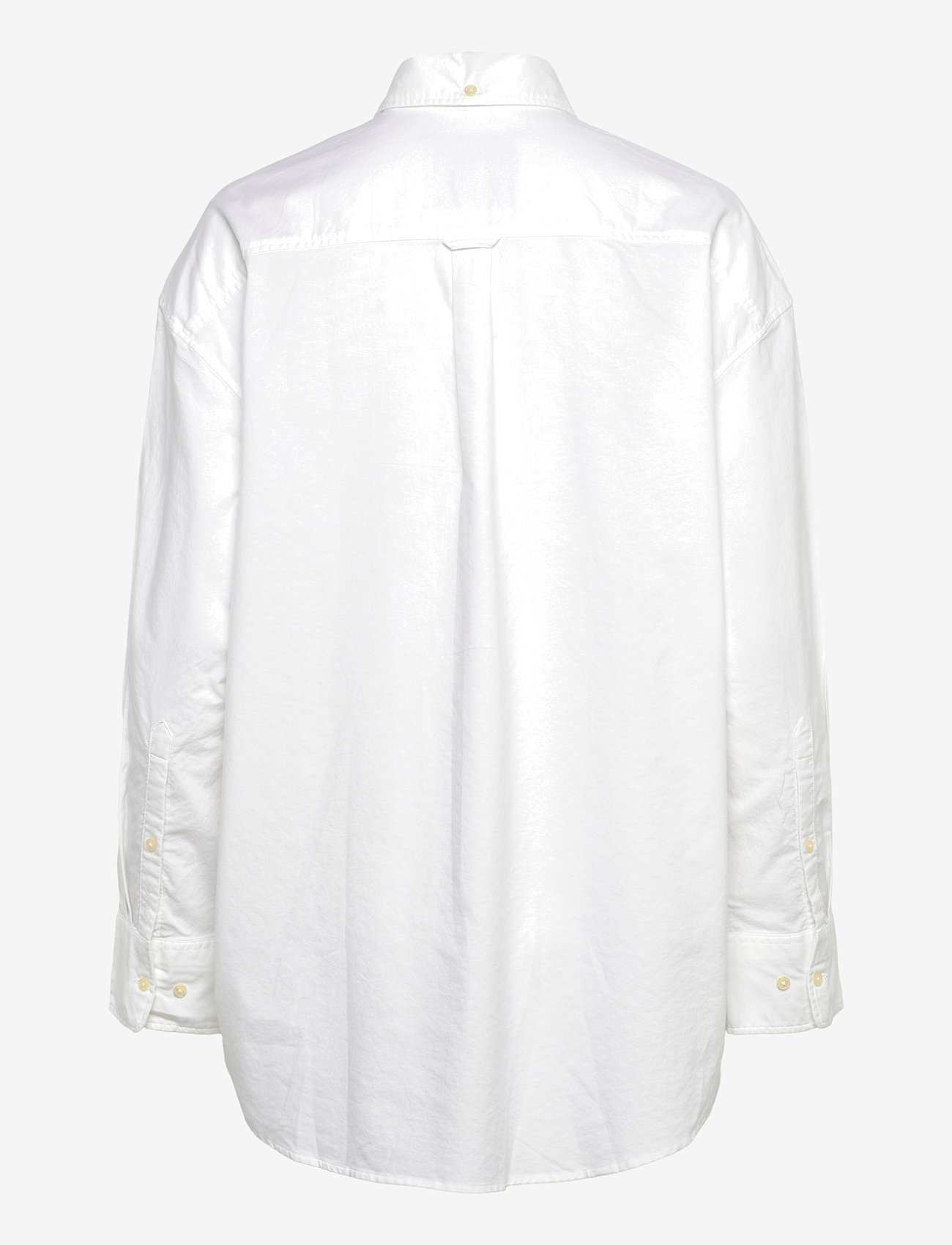 GANT - OS OXFORD BD SHIRT - långärmade skjortor - white - 1