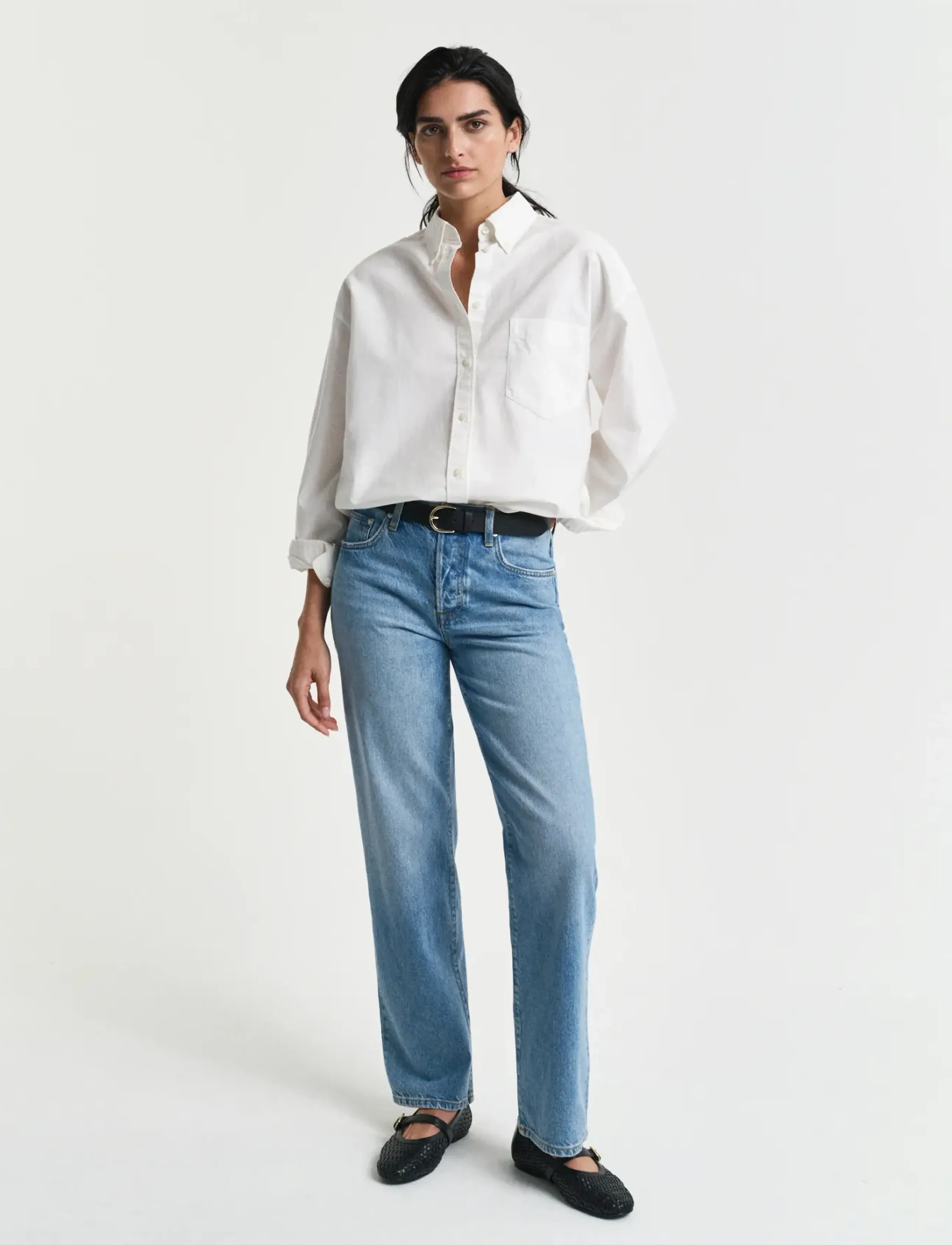 Gant - OS OXFORD BD SHIRT - white - 5