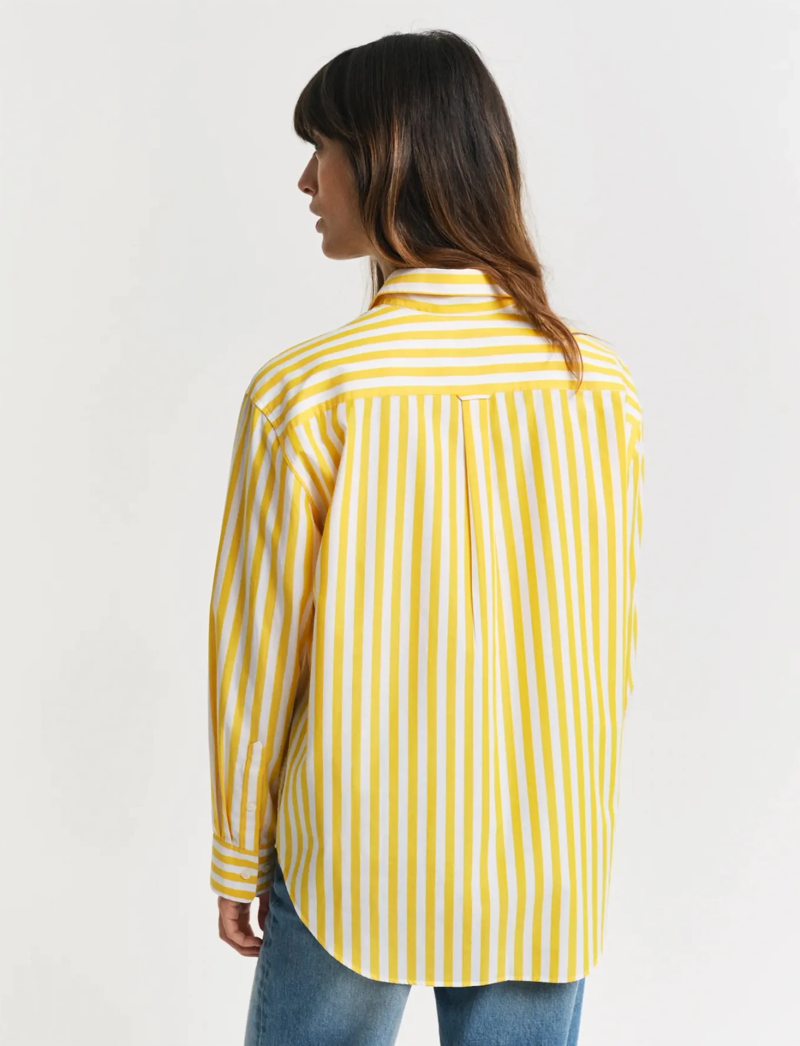 Gant - REL CLASSIC POPLIN STRIPED SHIRT - daffodil yellow - 2