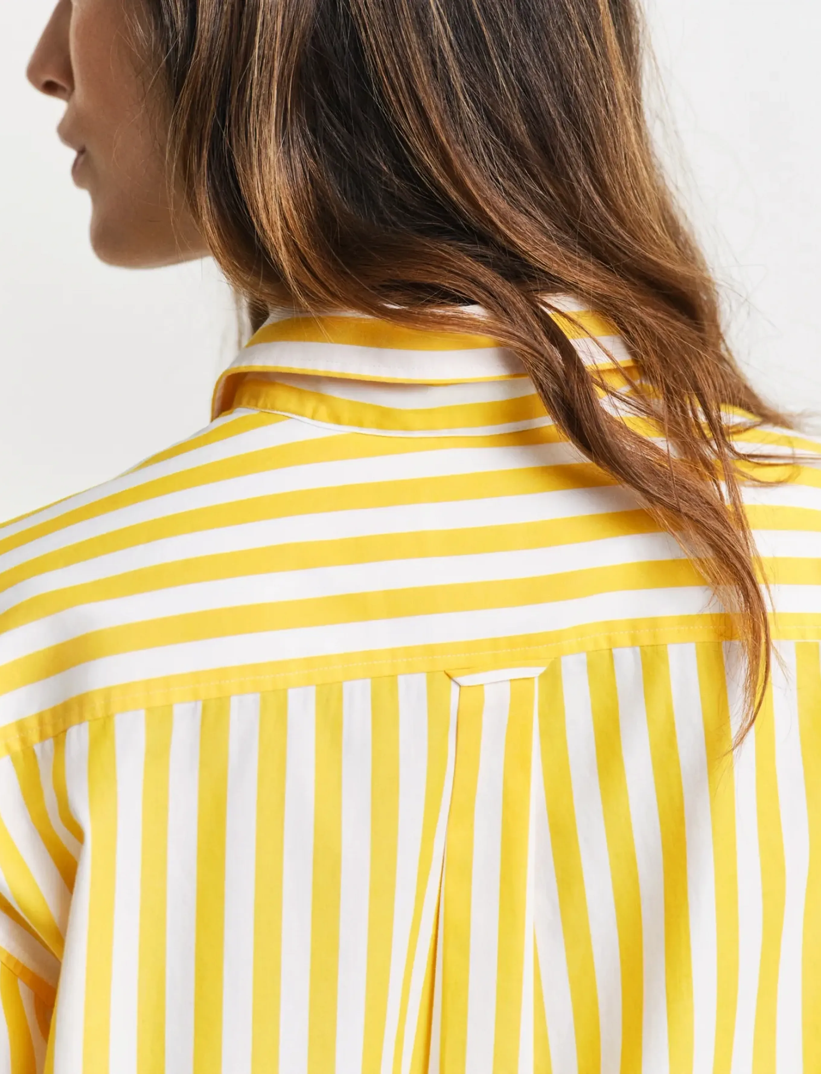 Gant - REL CLASSIC POPLIN STRIPED SHIRT - daffodil yellow - 3