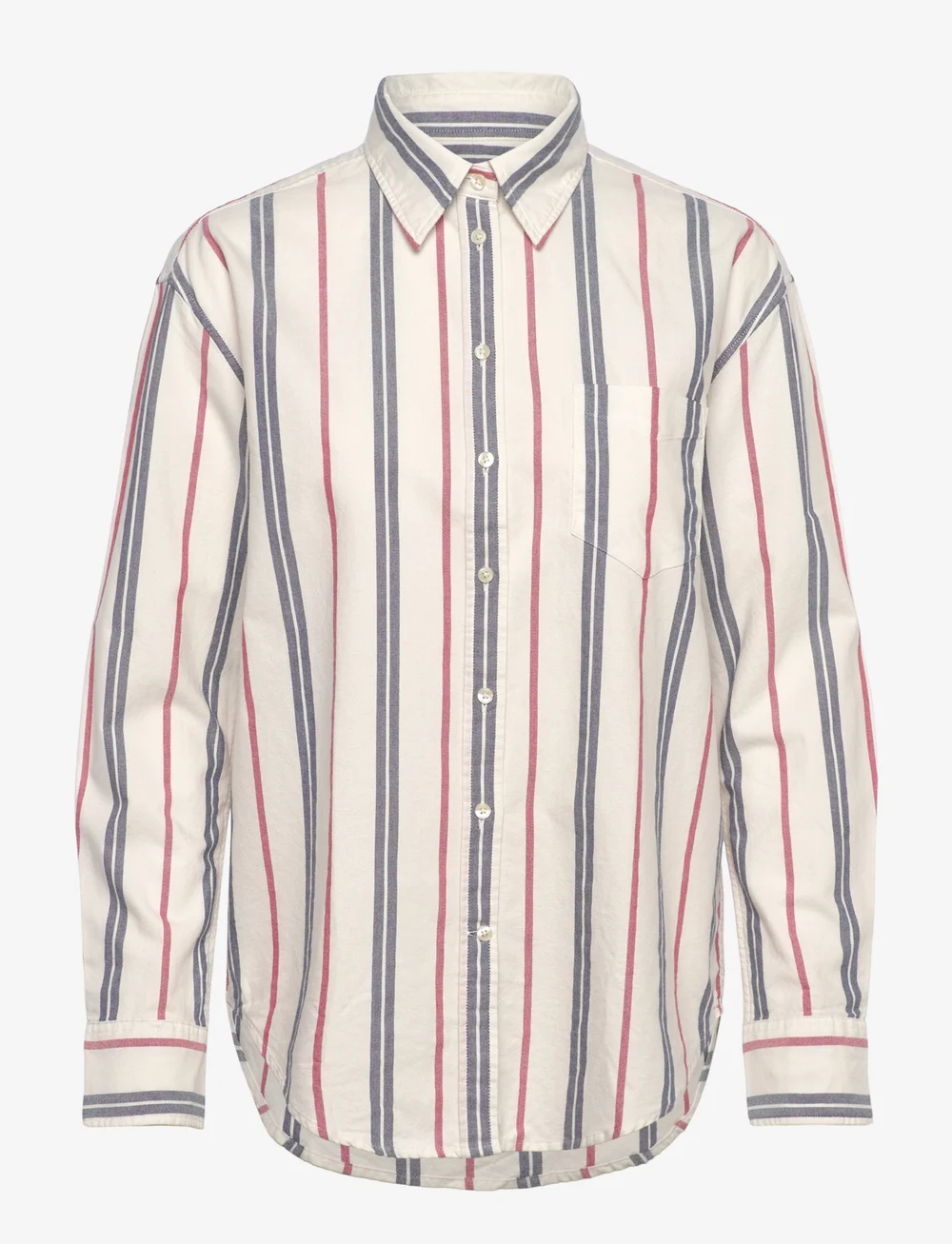GANT - REL ARCHIVE OXFORD STRIPED SHIRT - long-sleeved shirts - eggshell - 0