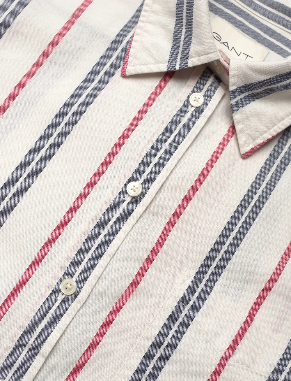 GANT - REL ARCHIVE OXFORD STRIPED SHIRT - long-sleeved shirts - eggshell - 2