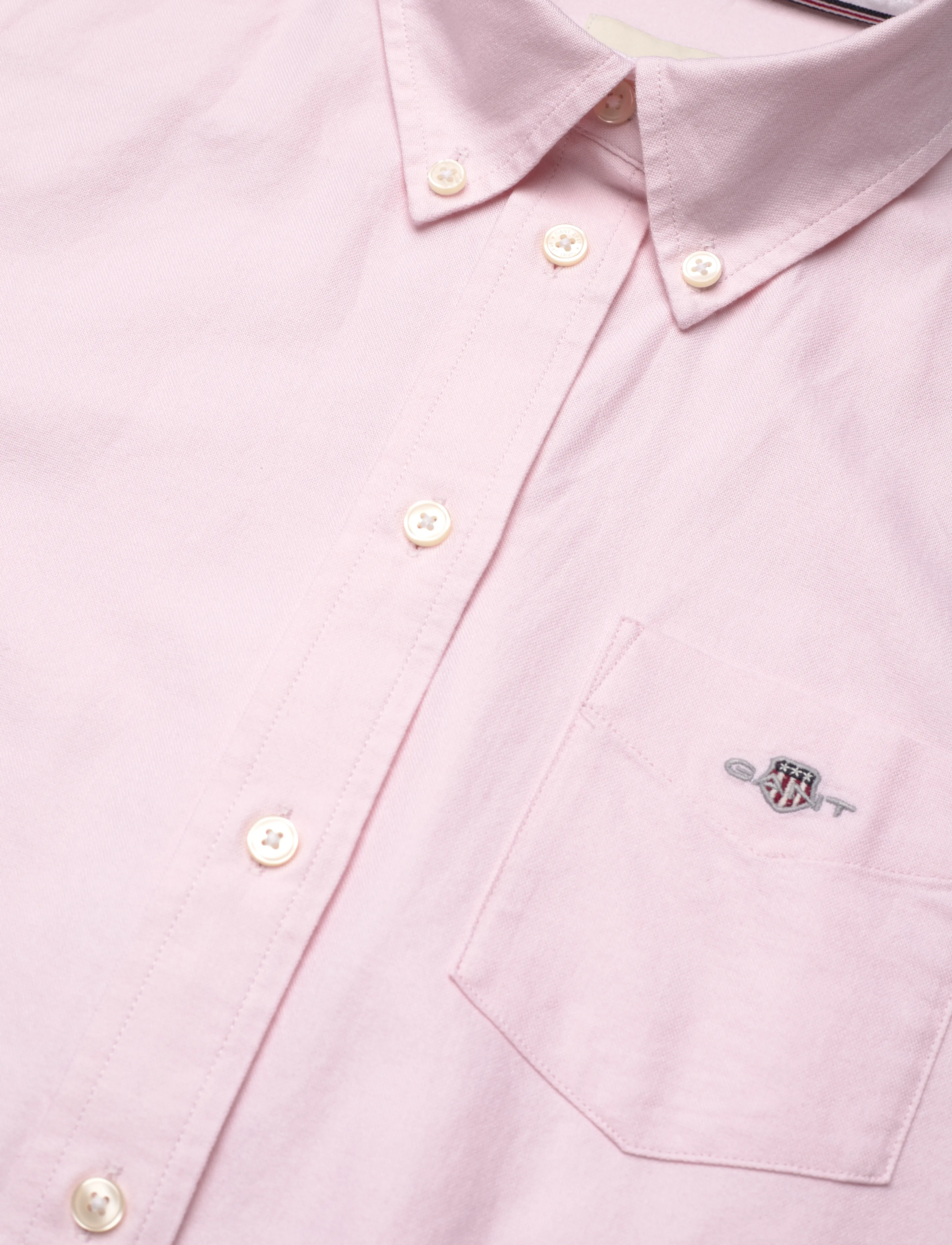 Gant - REG OXFORD BD SHIRT - langærmede skjorter - light pink - 2