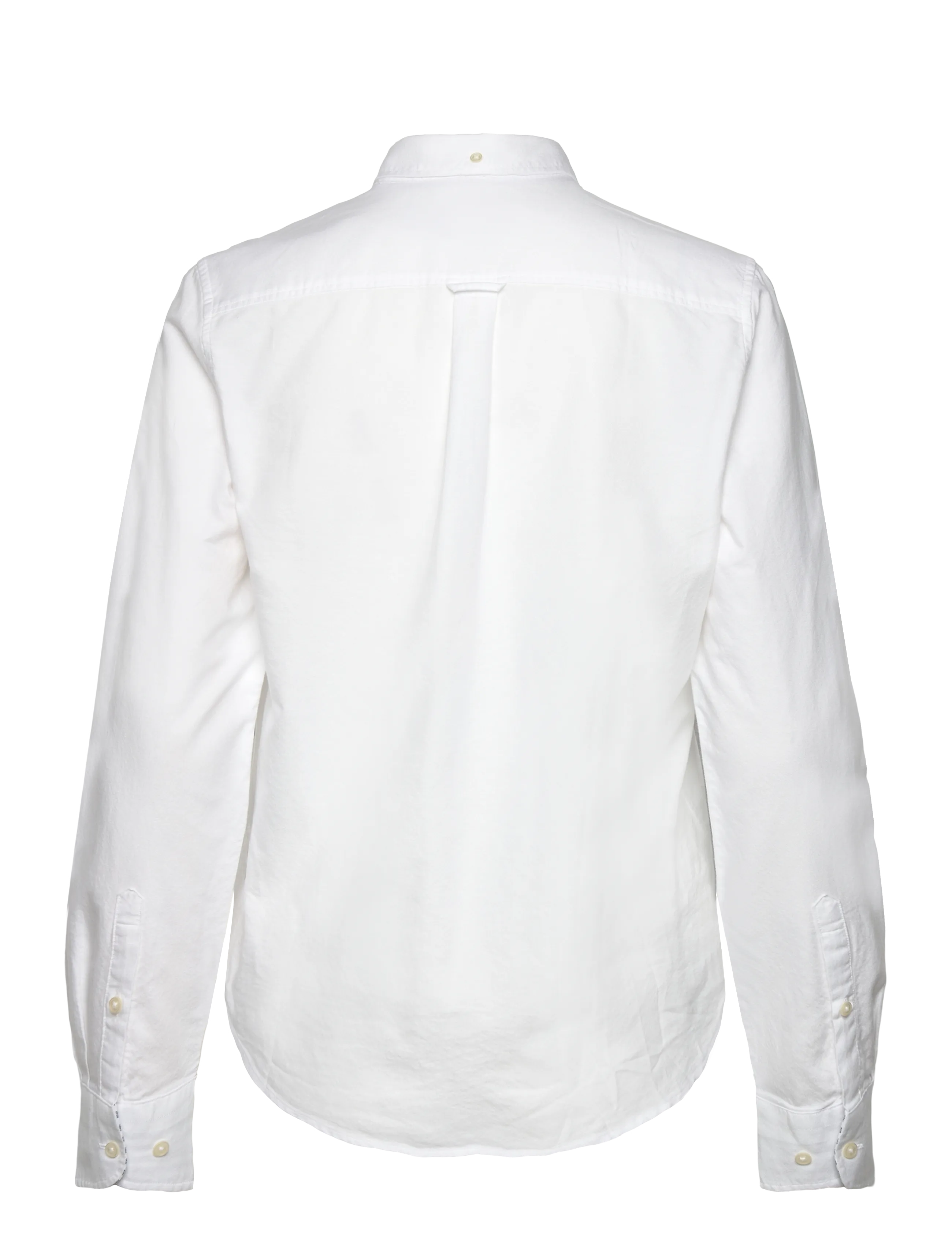 Gant - REG OXFORD BD SHIRT - langærmede skjorter - white - 1