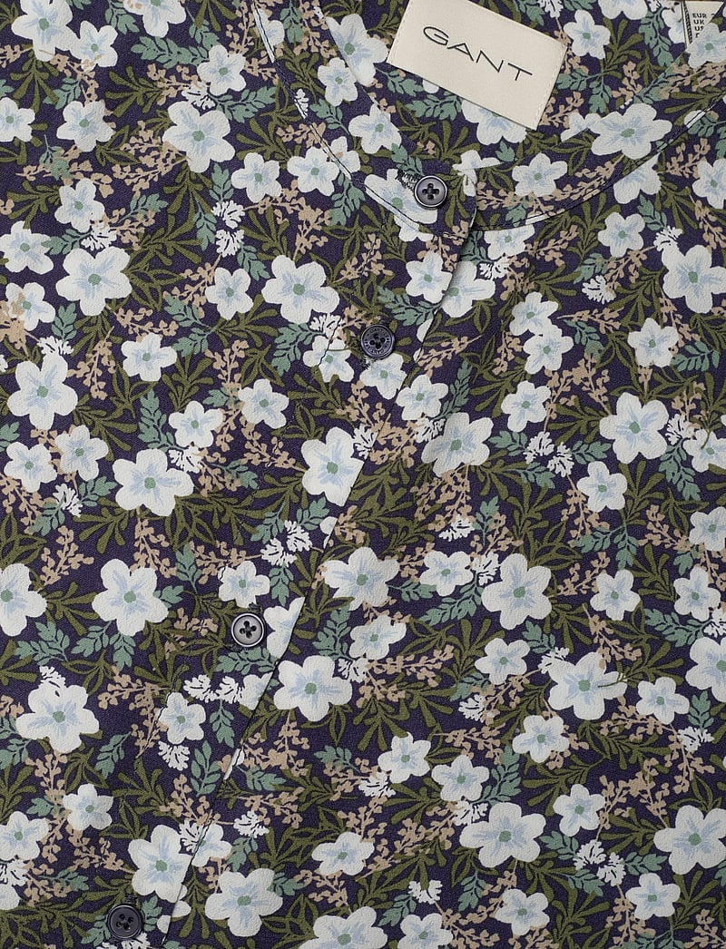 GANT - REG FLORAL PRINT BLOUSE - bluzki z długimi rękawami - classic blue - 2