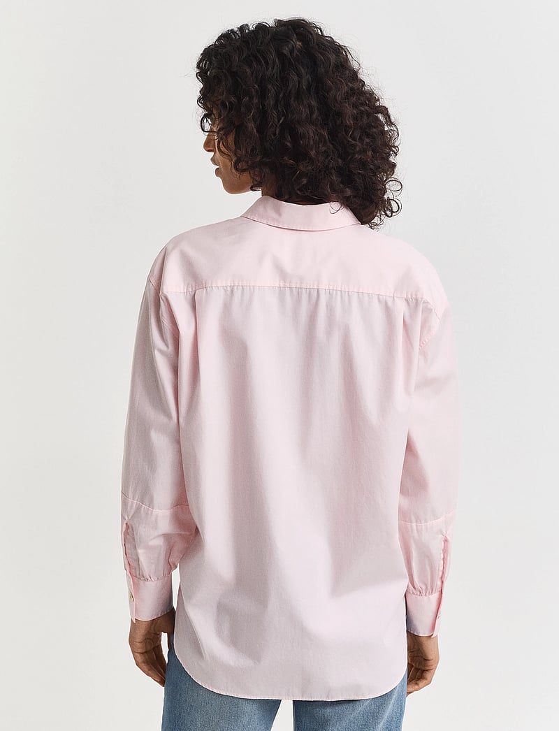 GANT - REL VOLUME SLEEVE SHIRT - pikkade varrukatega särgid - salmon - 3