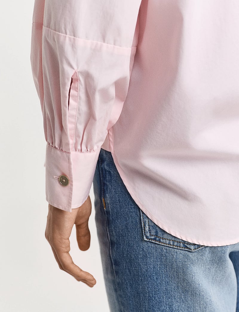 GANT - REL VOLUME SLEEVE SHIRT - pikkade varrukatega särgid - salmon - 4