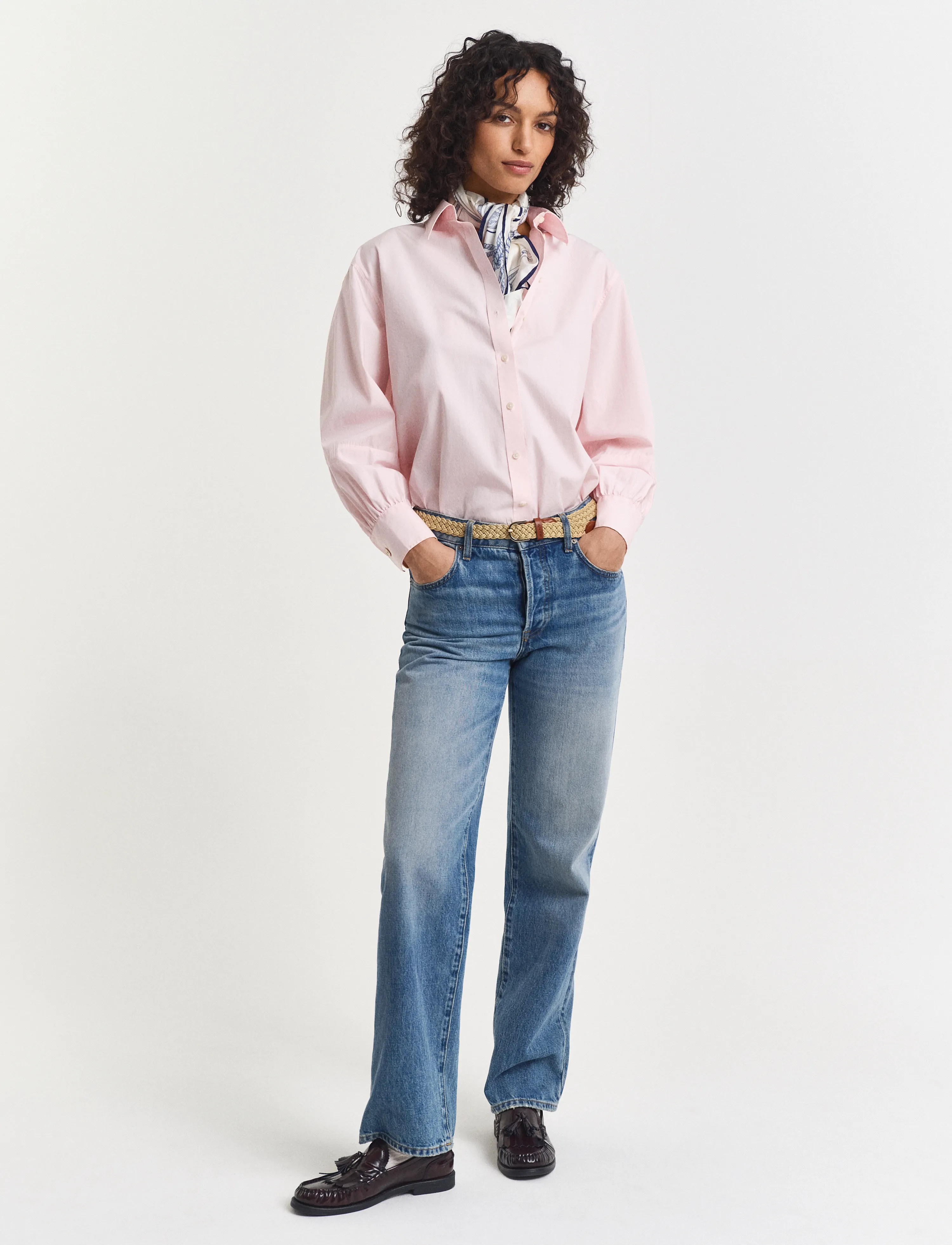 Gant - REL VOLUME SLEEVE SHIRT - pikkade varrukatega särgid - salmon - 5