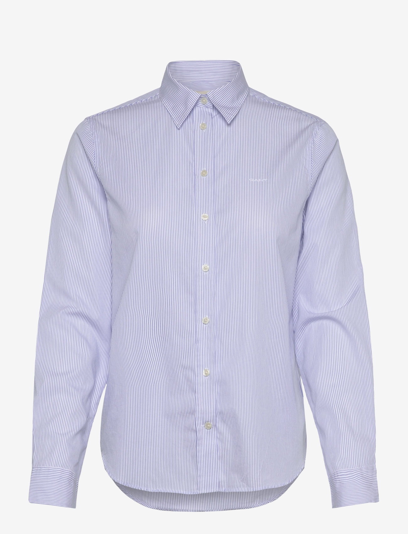 Gant - REG CLASSIC POPLIN STRIPED SHIRT - overhemden met lange mouwen - perfect blue - 1