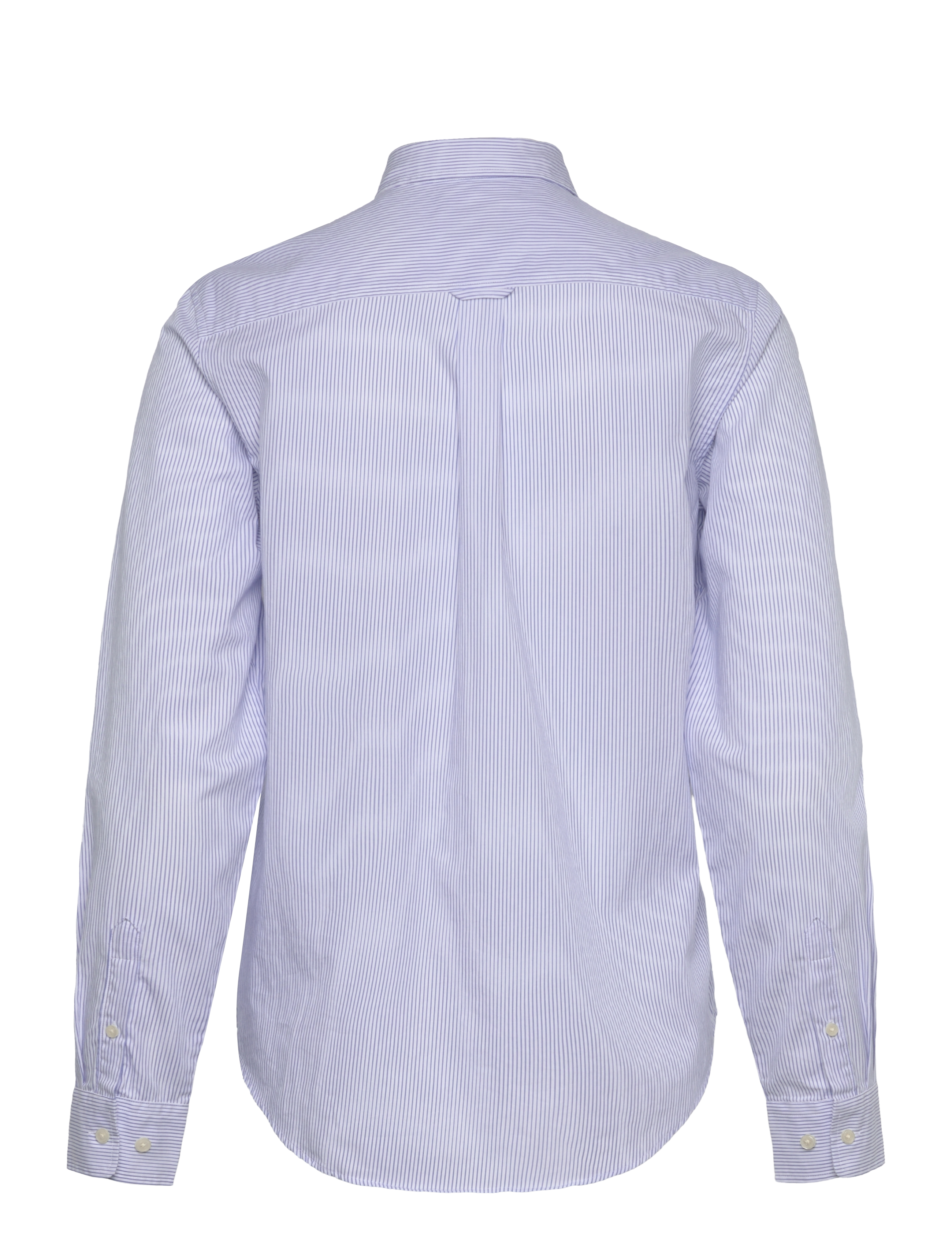 Gant - REG CLASSIC POPLIN STRIPED SHIRT - langärmlige hemden - perfect blue - 2