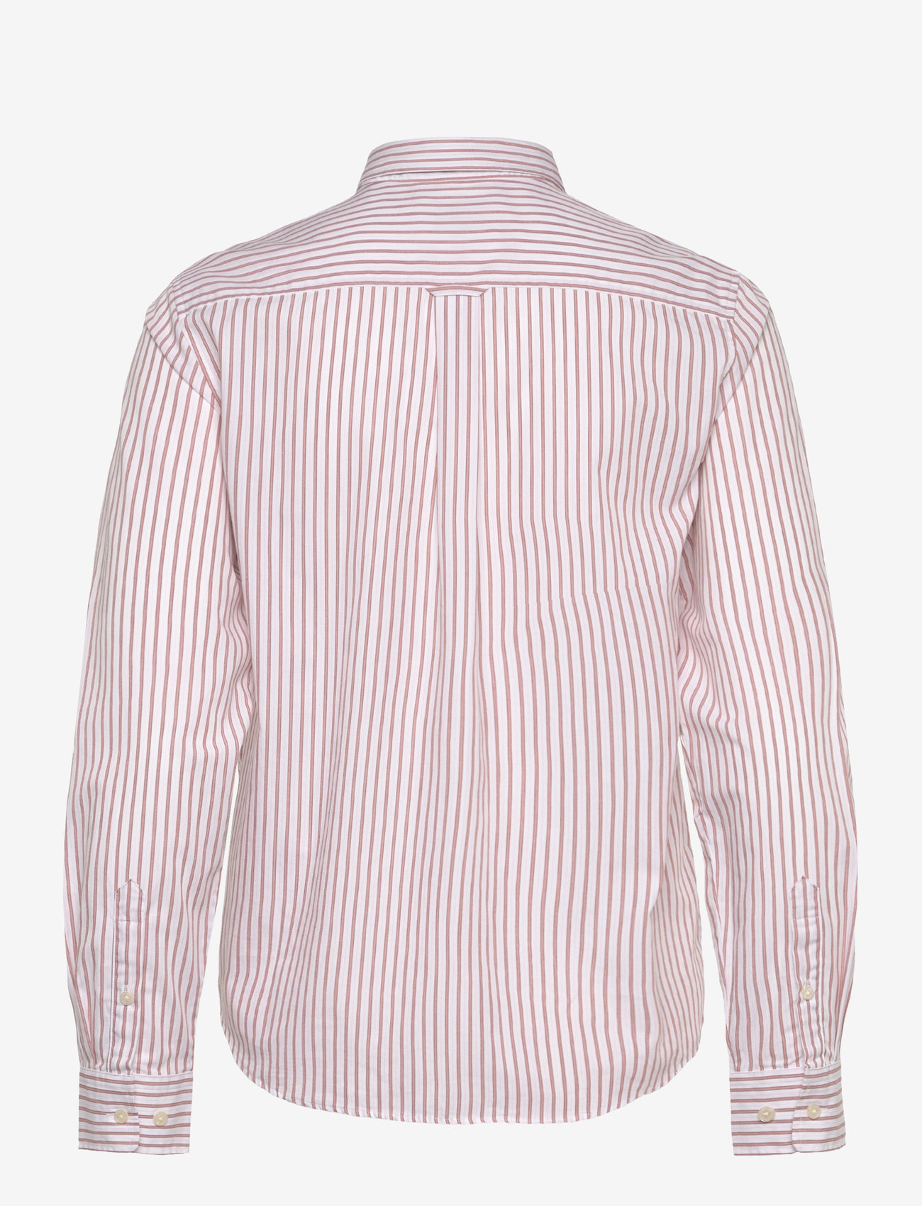 GANT - REG CLASSIC POPLIN STRIPED SHIRT - langärmlige hemden - salmon - 2
