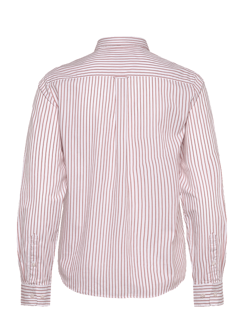 GANT - REG CLASSIC POPLIN STRIPED SHIRT - langärmlige hemden - salmon - 2