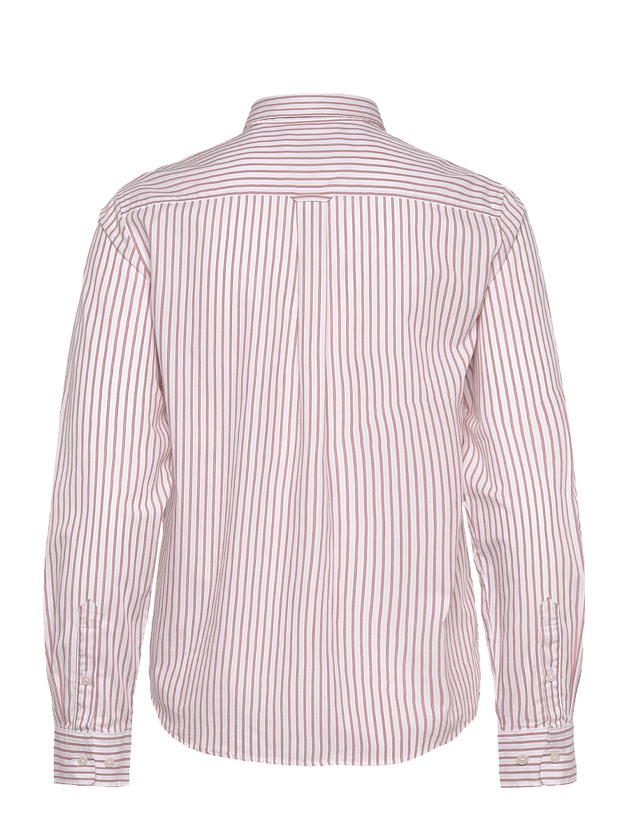 Gant - REG CLASSIC POPLIN STRIPED SHIRT - salmon - 2