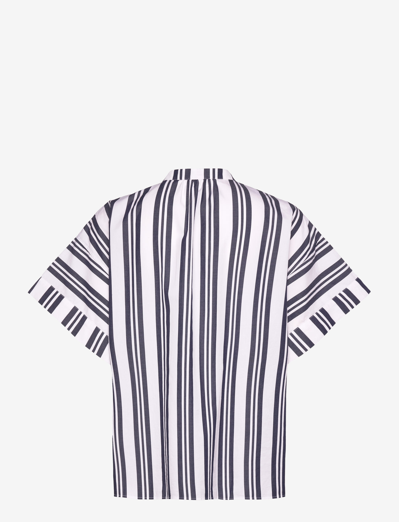 GANT - OS STRIPED POPOVER - short-sleeved shirts - classic blue - 1