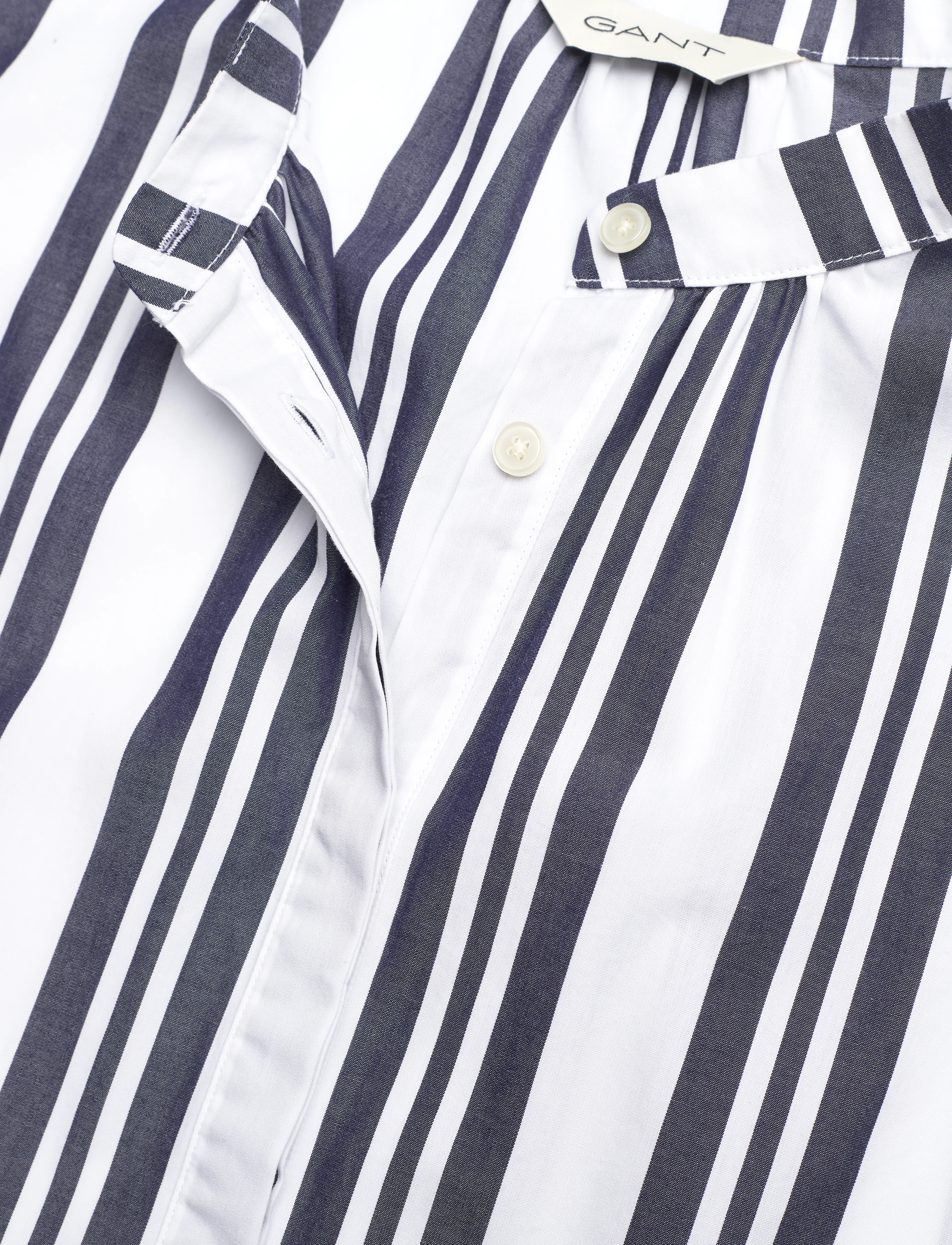 Gant - OS STRIPED POPOVER - kurzärmlige hemden - classic blue - 2