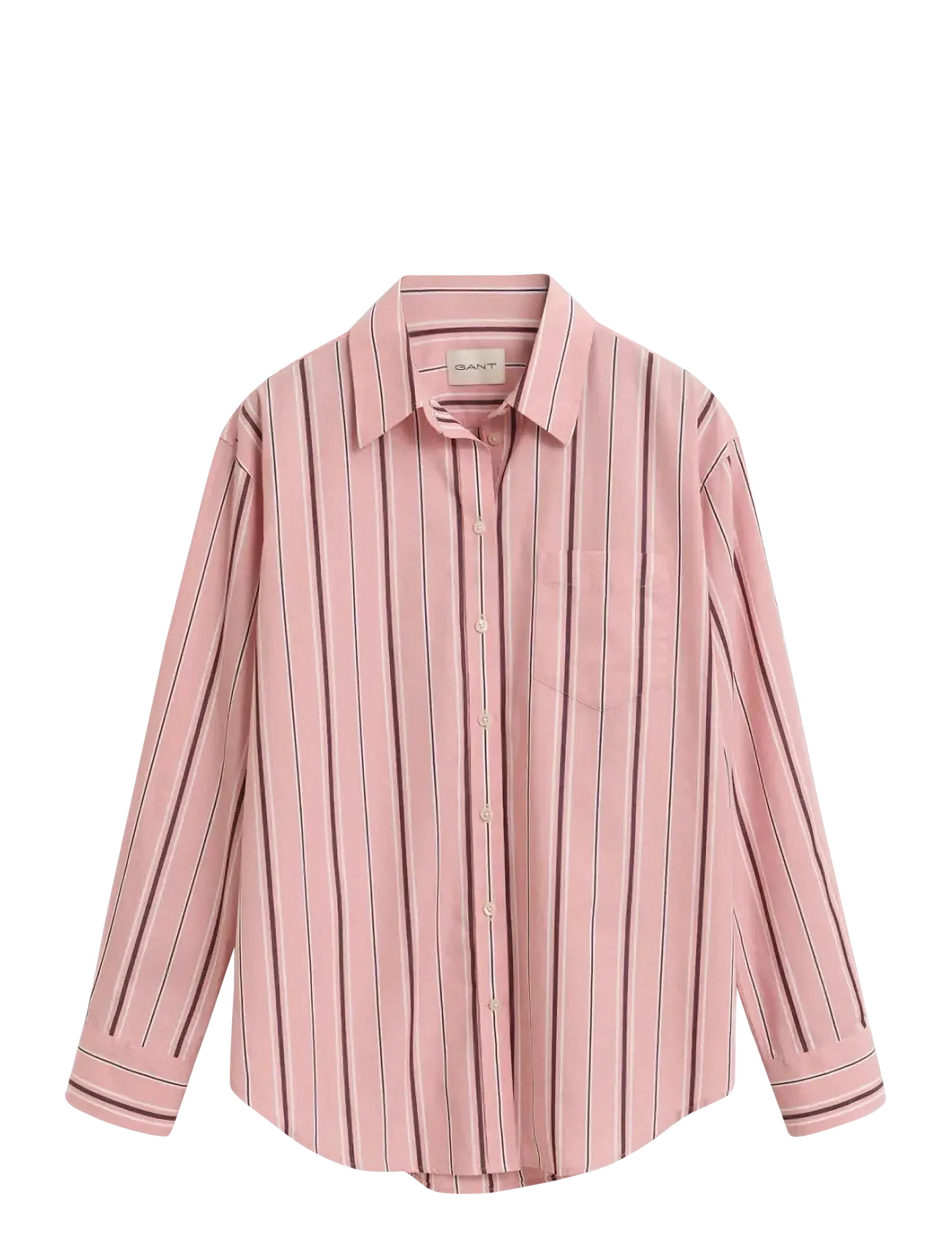 Gant REL CLASSIC POPLIN STRIPED SHIRT - Kleidung - SUMMER ROSE / pink/rose