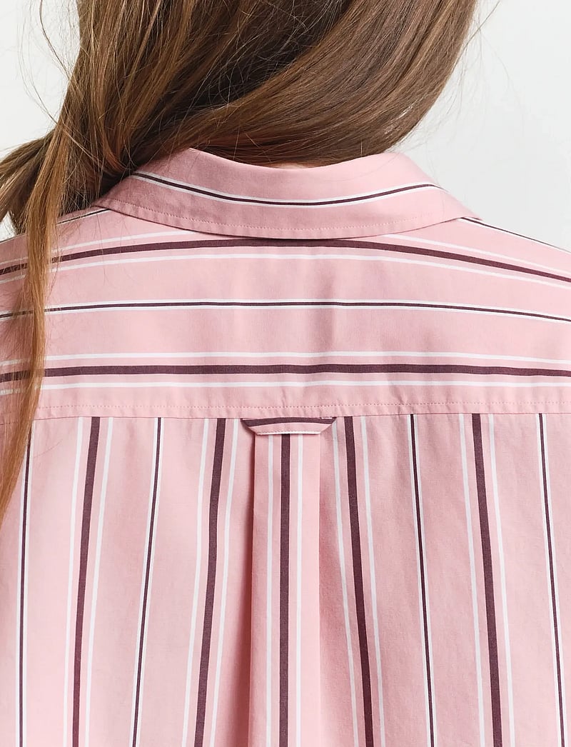 GANT - REL CLASSIC POPLIN STRIPED SHIRT - summer rose - 5