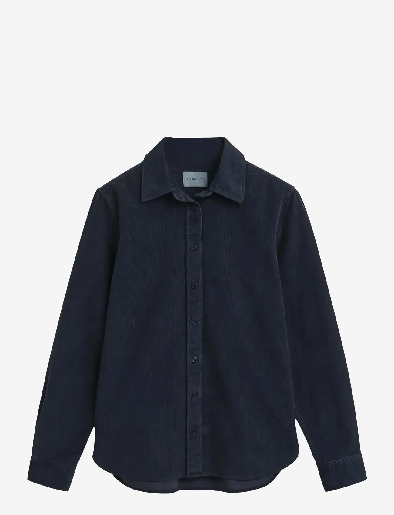 GANT - REG CORD SHIRT - långärmade skjortor - evening blue - 1