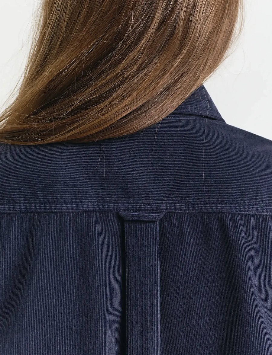 Gant - REG CORD SHIRT - chemises à manches longues - evening blue - 3