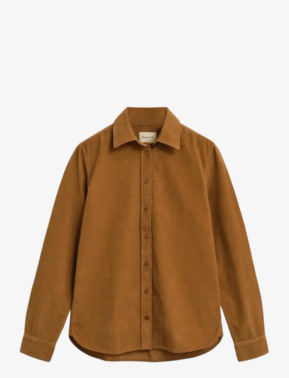 GANT - REG CORD SHIRT - langærmede skjorter - whiskey brown - 1