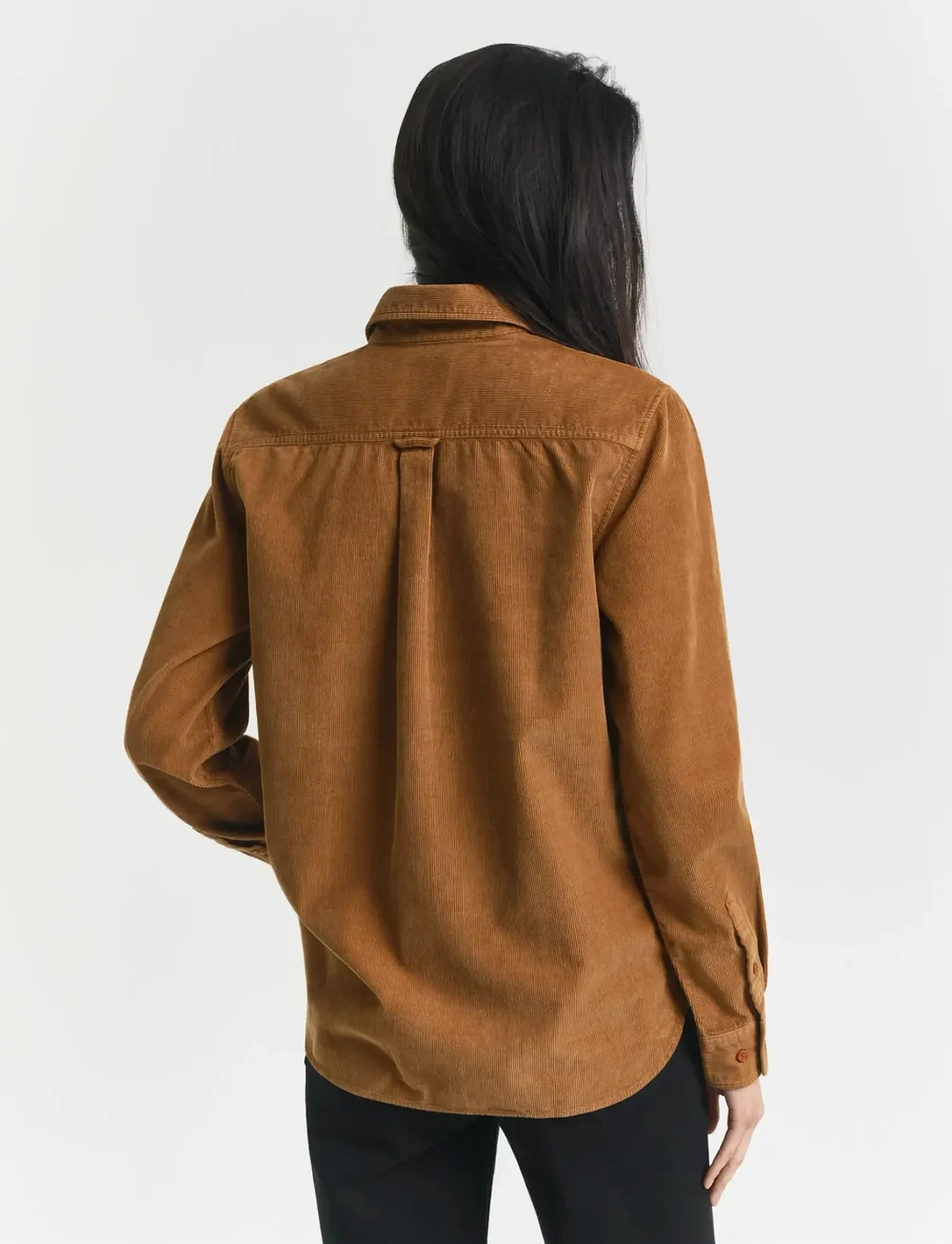 GANT - REG CORD SHIRT - langærmede skjorter - whiskey brown - 2