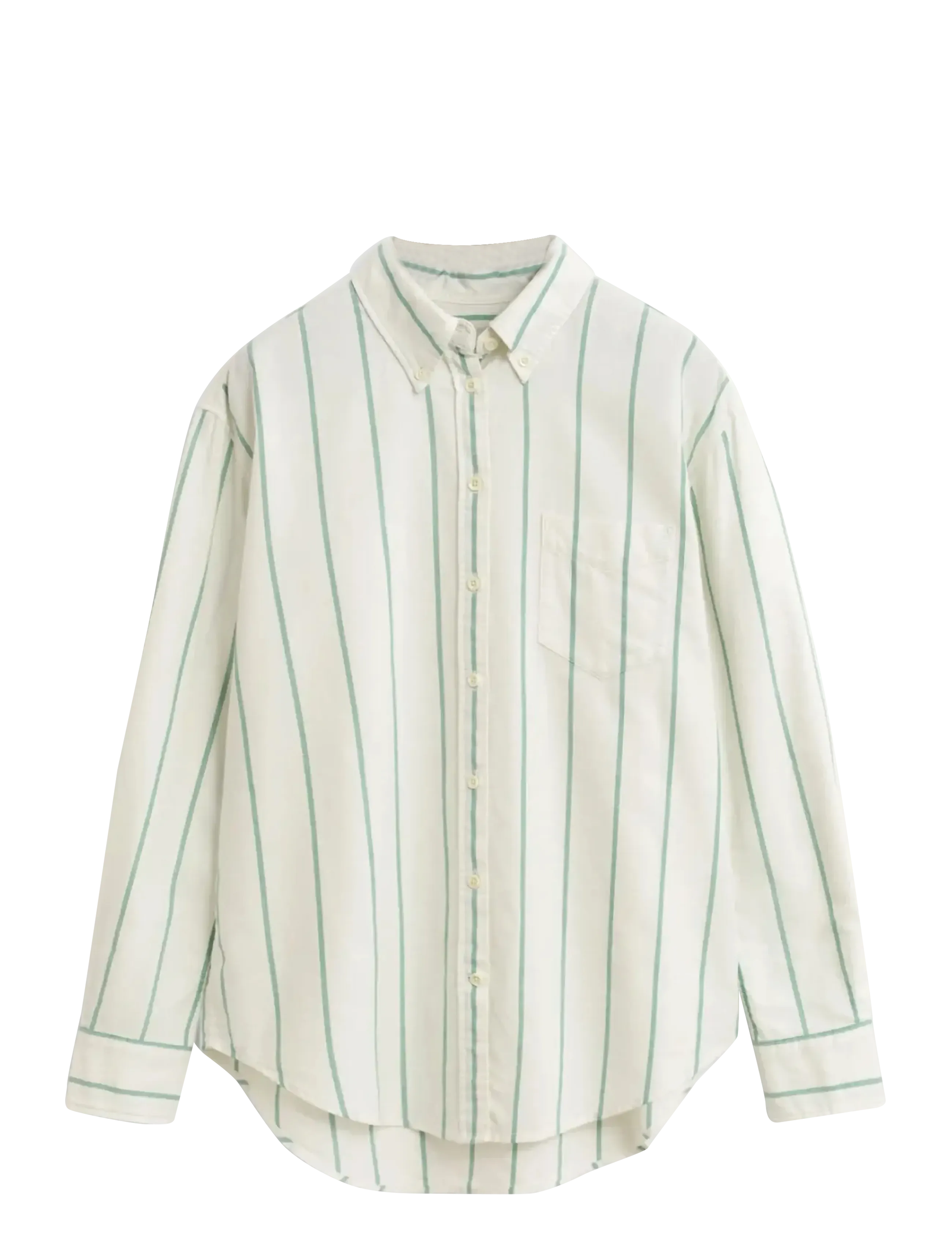 REL CLASSIC OXFORD STRIPED SHIRT - BOLD GREEN