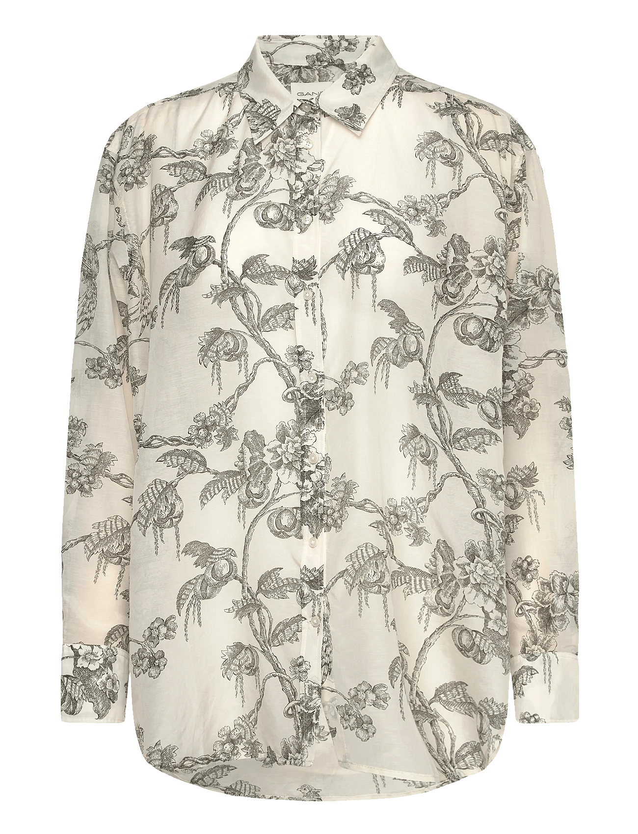 Gant | Rel Tree Print Cot Silk Shirt | 40