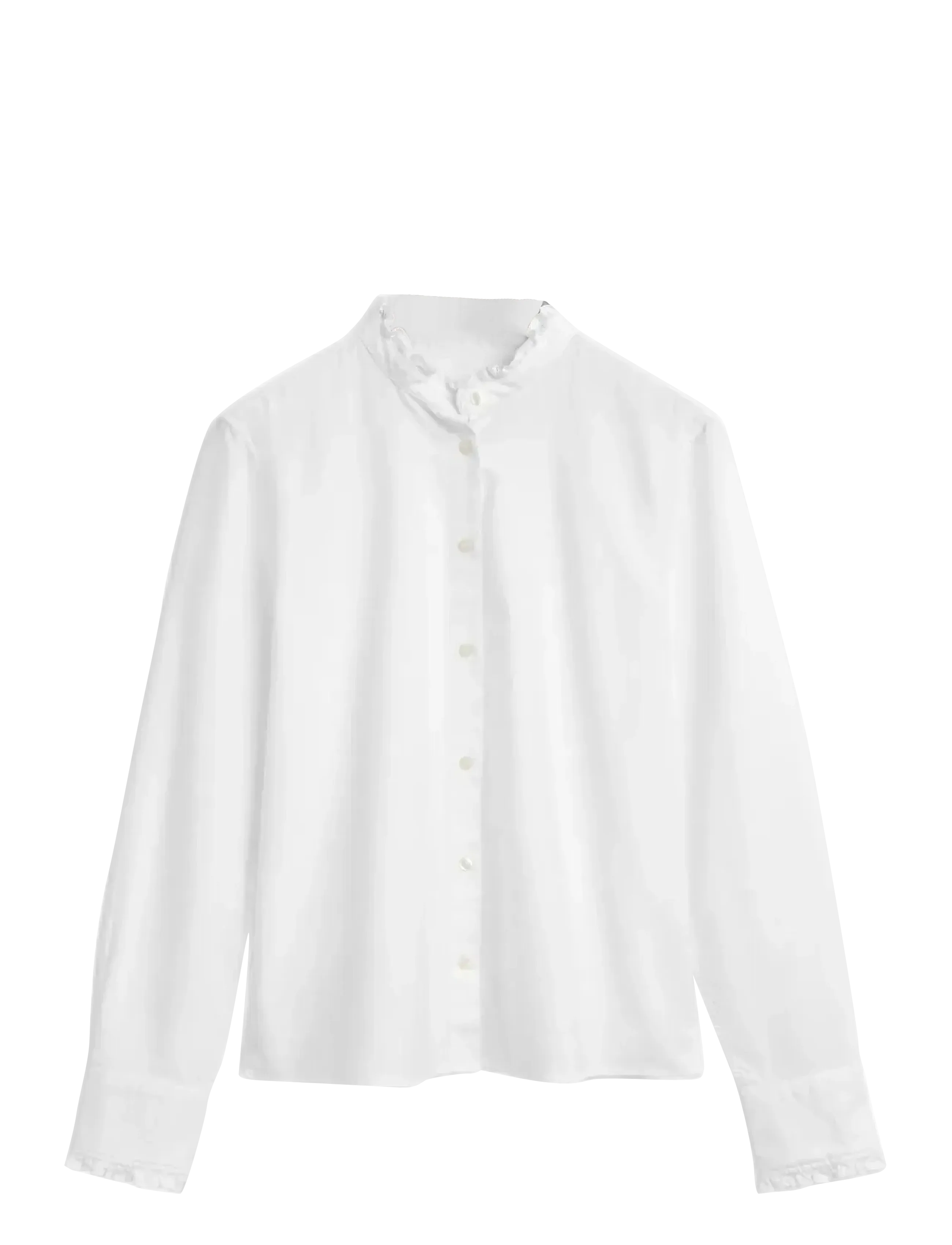 Gant REG CLASSIC OXFORD FRILL BLOUSE - Inspiration - WHITE / white