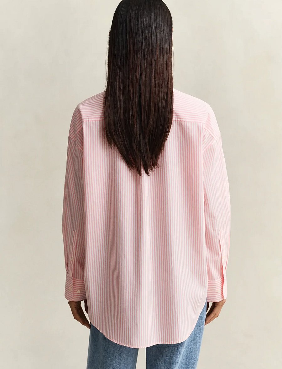 Gant - OS CLASSIC POPLIN STRIPE SHIRT - langærmede skjorter - lilly pink - 2