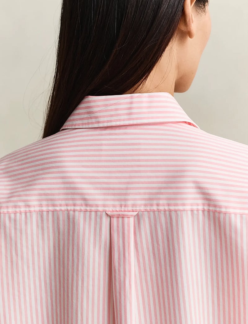 GANT - OS CLASSIC POPLIN STRIPE SHIRT - langärmlige hemden - lilly pink - 3
