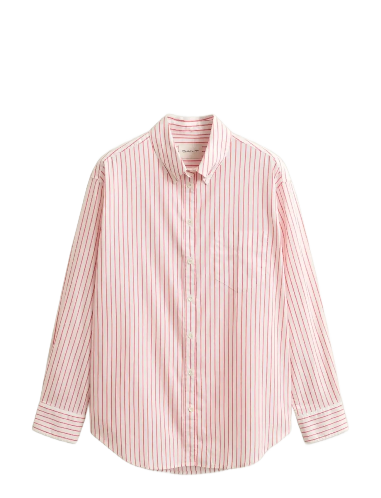 Gant REL LUXURY OXFORD STRIPE BD SHIRT - Tøj - EGGSHELL / cream