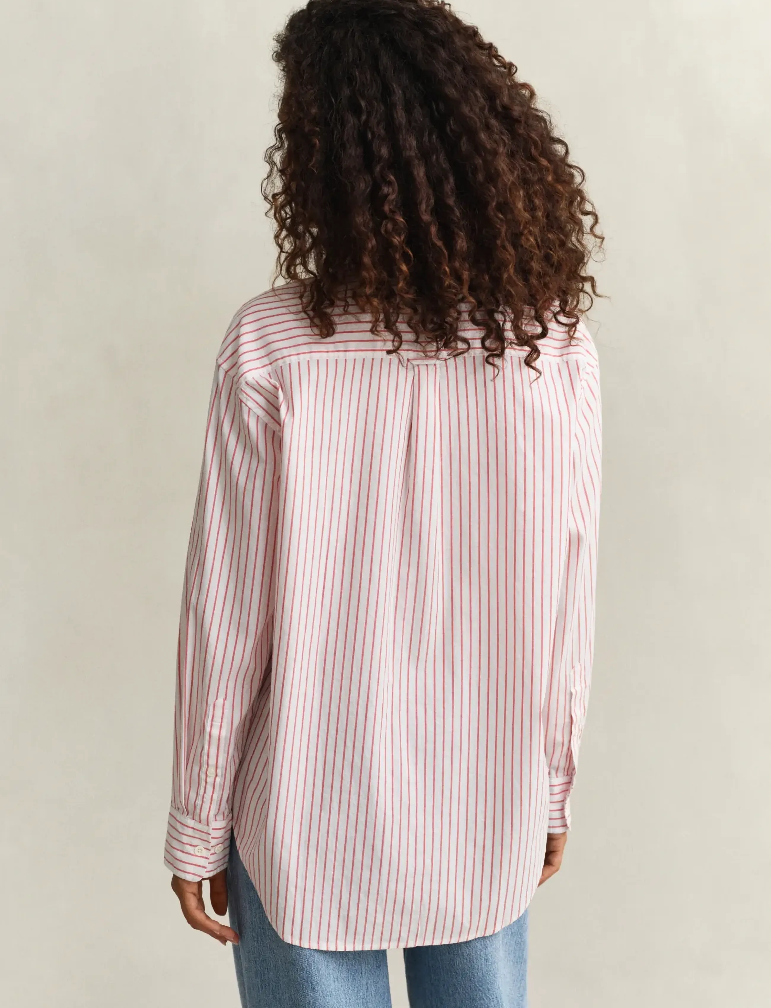 Gant - REL LUXURY OXFORD STRIPE BD SHIRT - chemises à manches longues - eggshell - 2