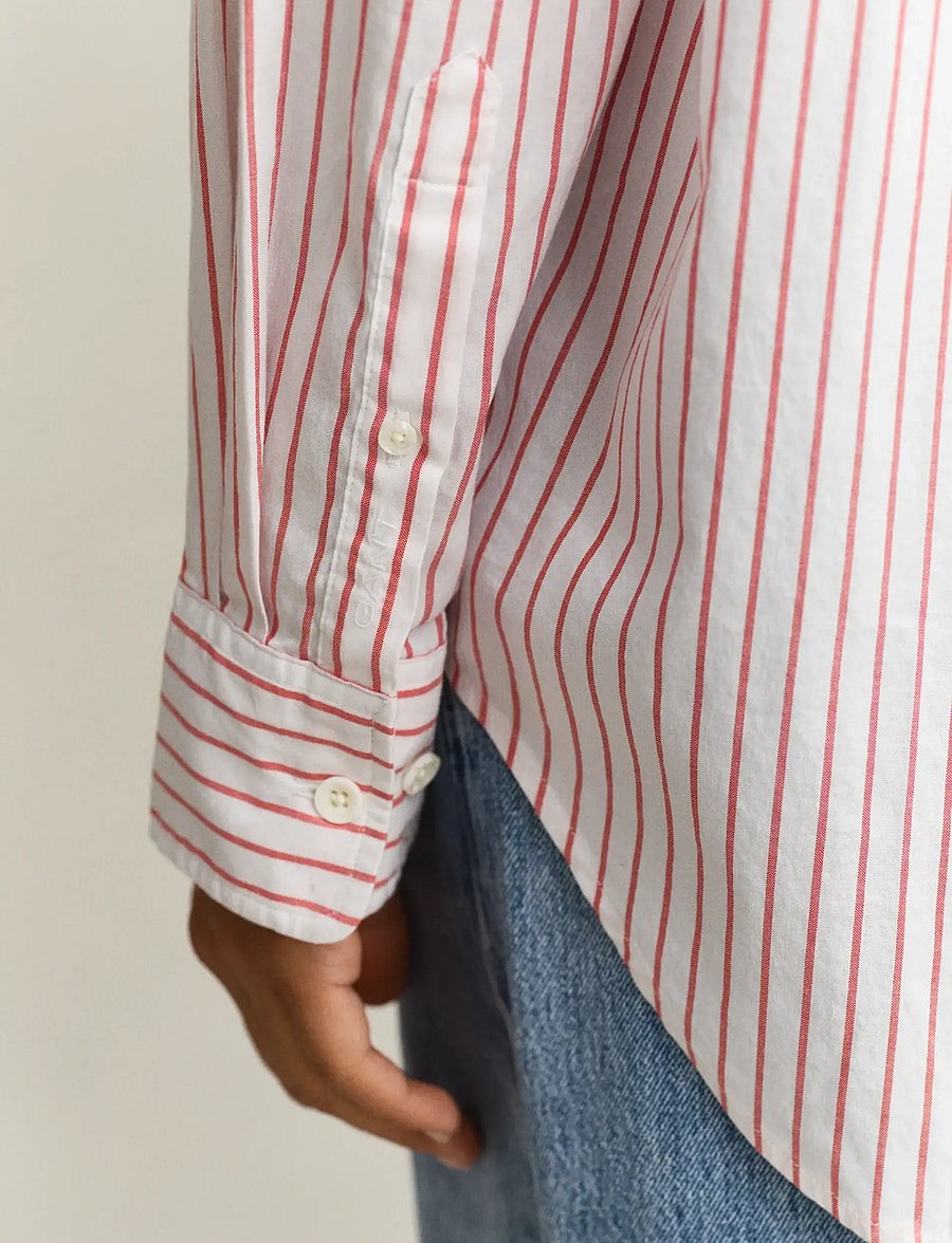Gant - REL LUXURY OXFORD STRIPE BD SHIRT - chemises à manches longues - eggshell - 3