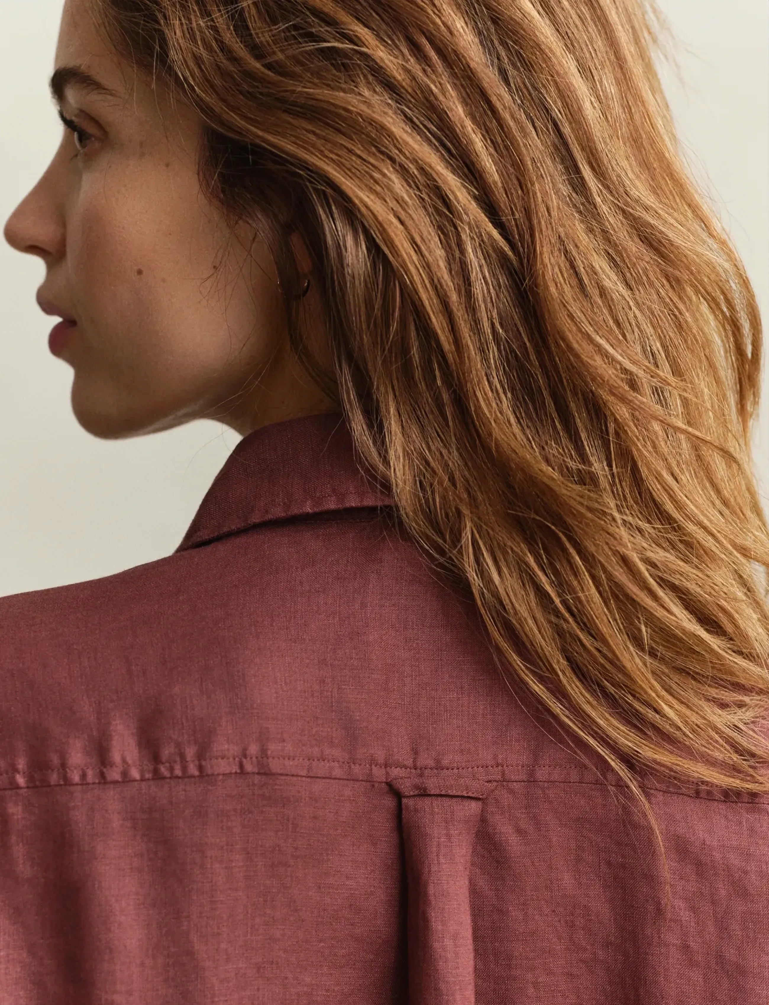 Gant - REL LINEN LS SHIRT - langærmede skjorter - fresh soil - 4