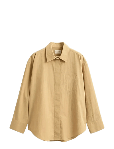 Gant REL POPLIN LS SHIRT - Pikkade varrukatega särgid - WARM BEIGE / beige