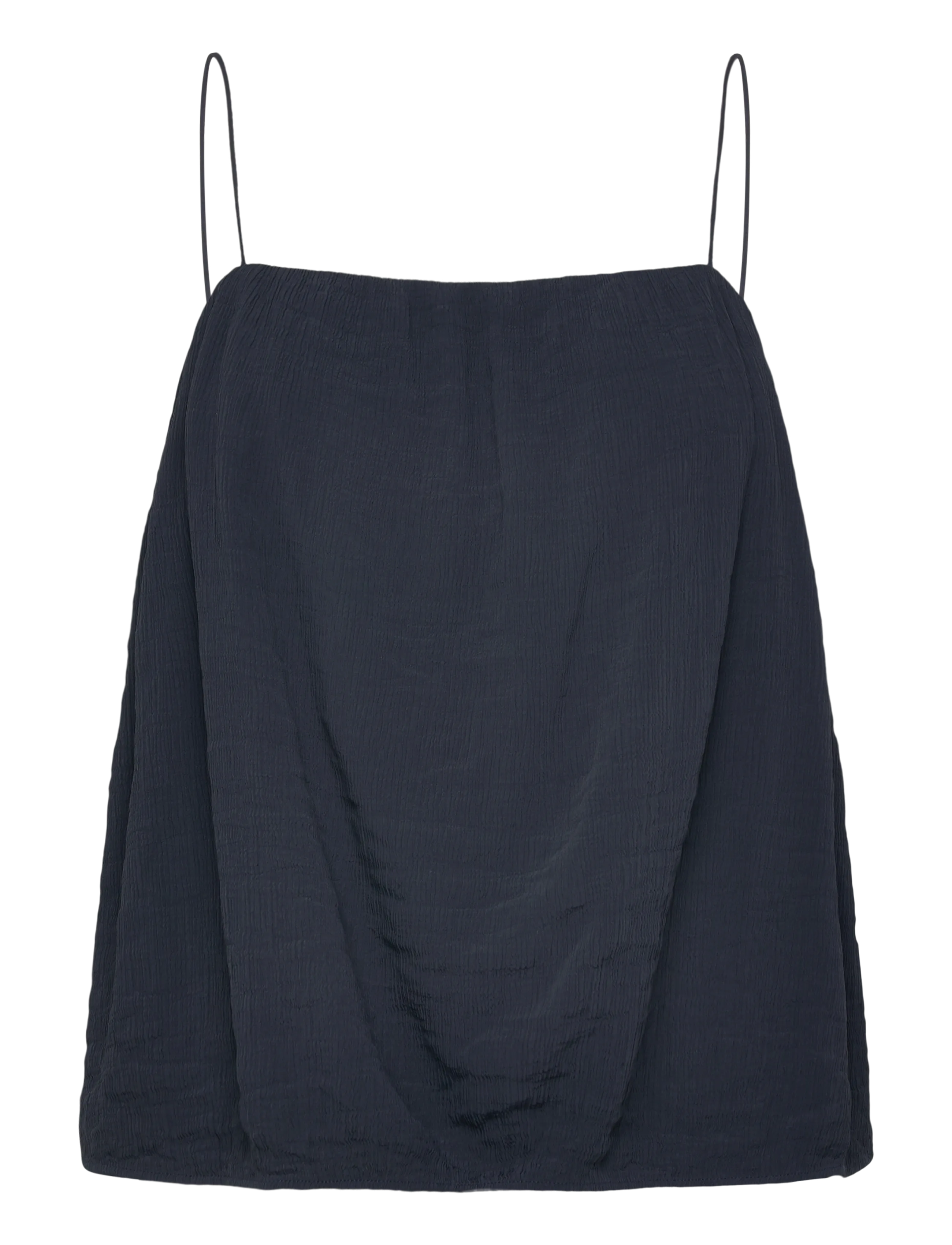 GANT CRINKLED STRAP TOP - Kollektionen - EVENING BLUE / navy