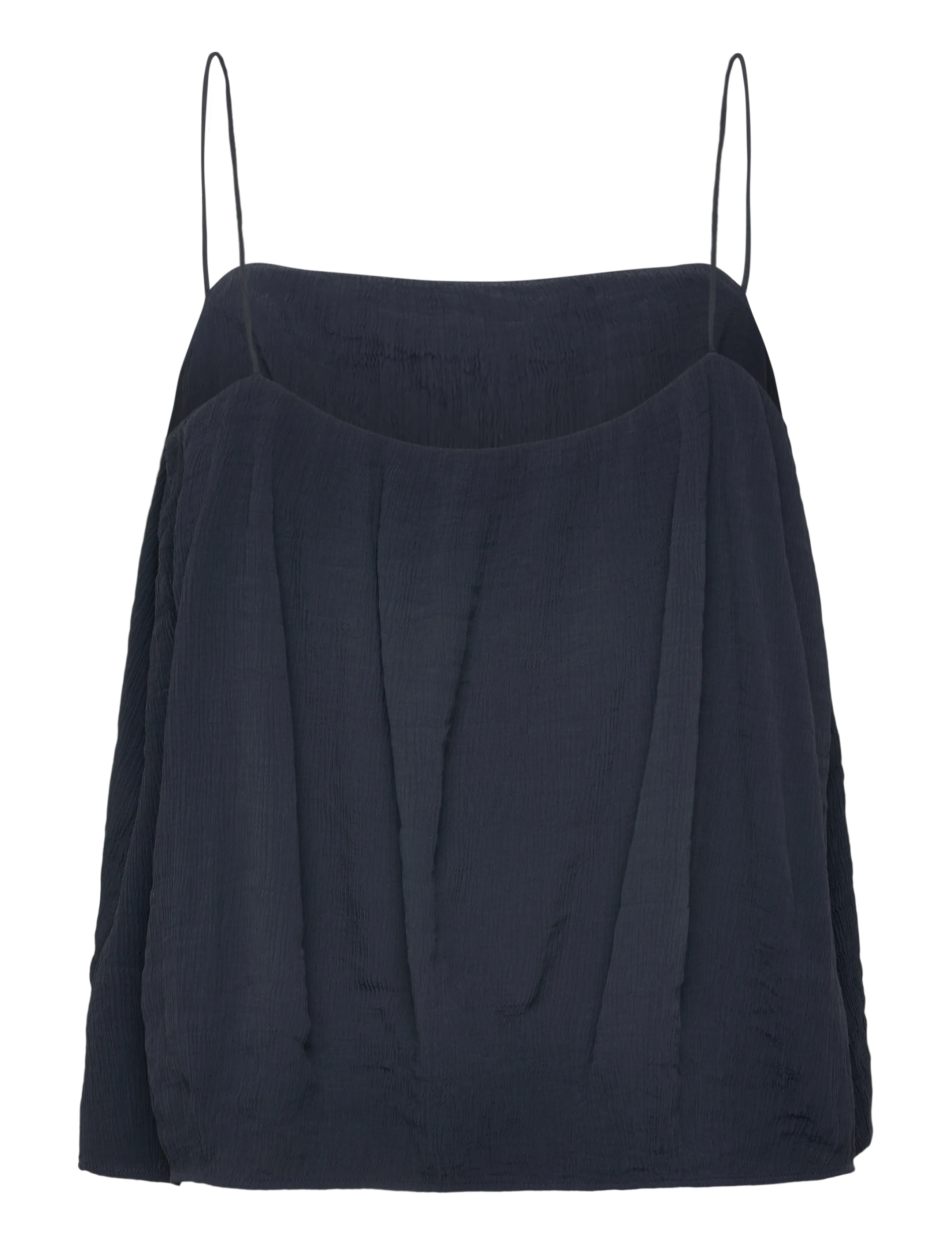 Gant - CRINKLED STRAP TOP - Ærmeløse bluser - evening blue - 2
