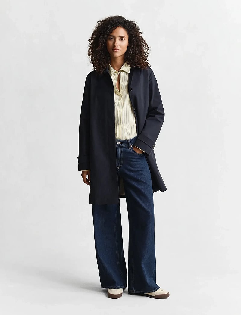 GANT - REL CLASSIC POPLIN STRIPE LS SHIRT - langærmede skjorter - vanilla yellow - 4