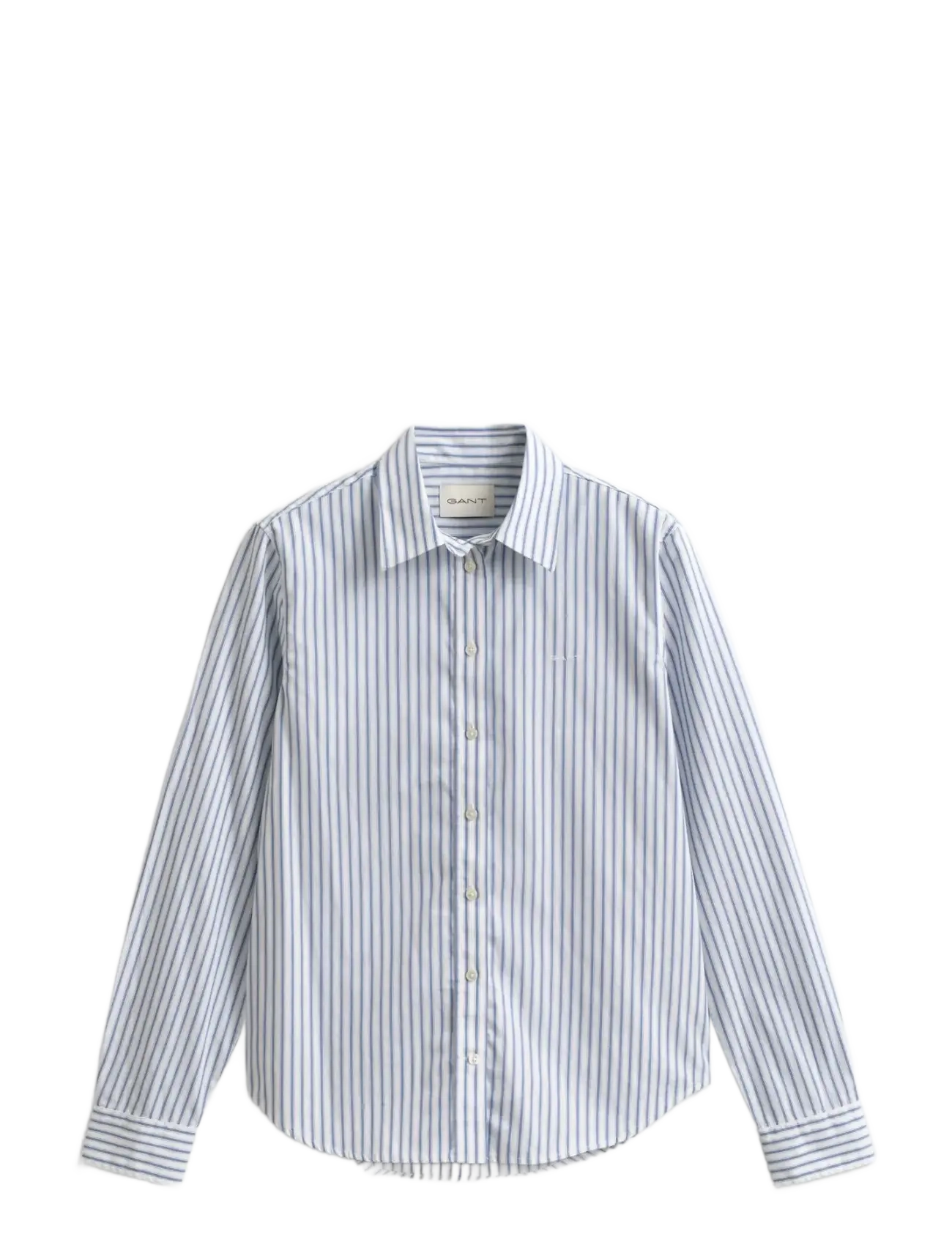 Gant - REG CLASSIC POPLIN STRIPED SHIRT - langärmlige hemden - eggshell - 1