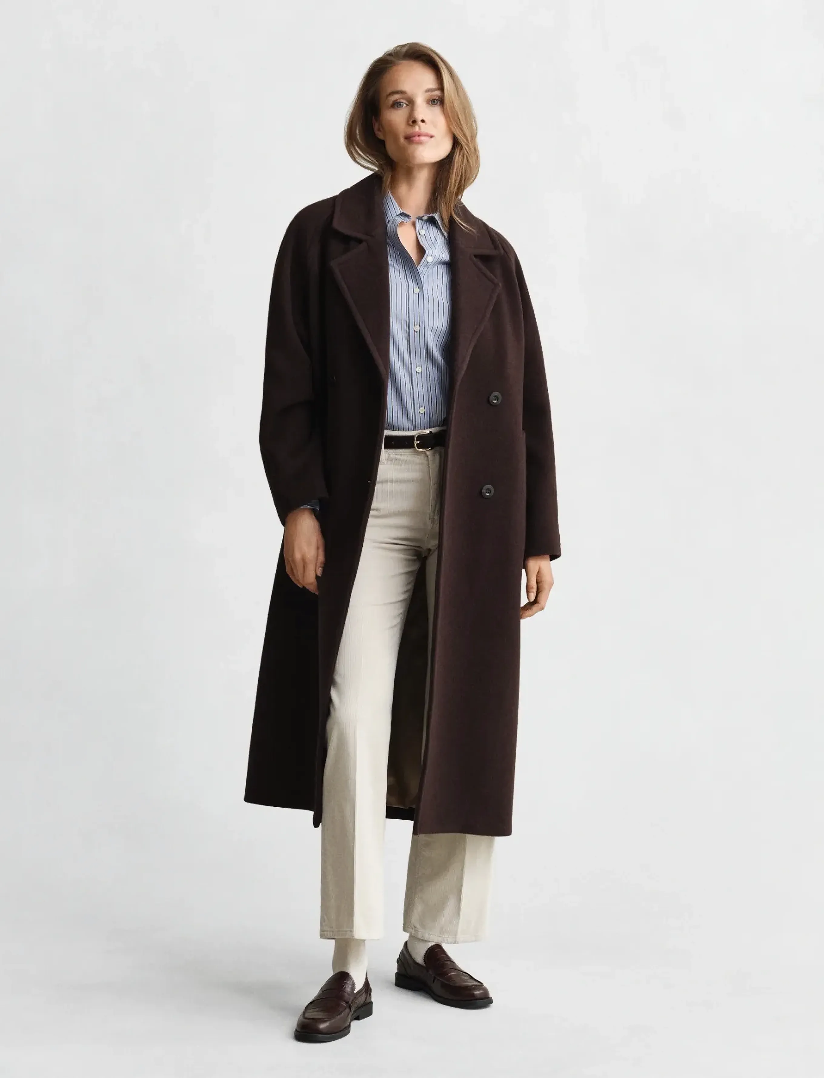 Gant - REG CLASSIC POPLIN STRIPED SHIRT - chemises à manches longues - faded denim - 4