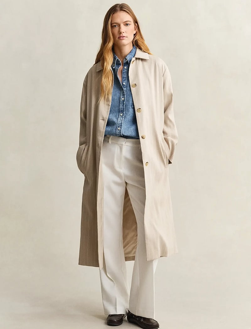 GANT - OS DENIM EMBR POCKET BD SHIRT - jeanshemden - semi light blue worn in - 4