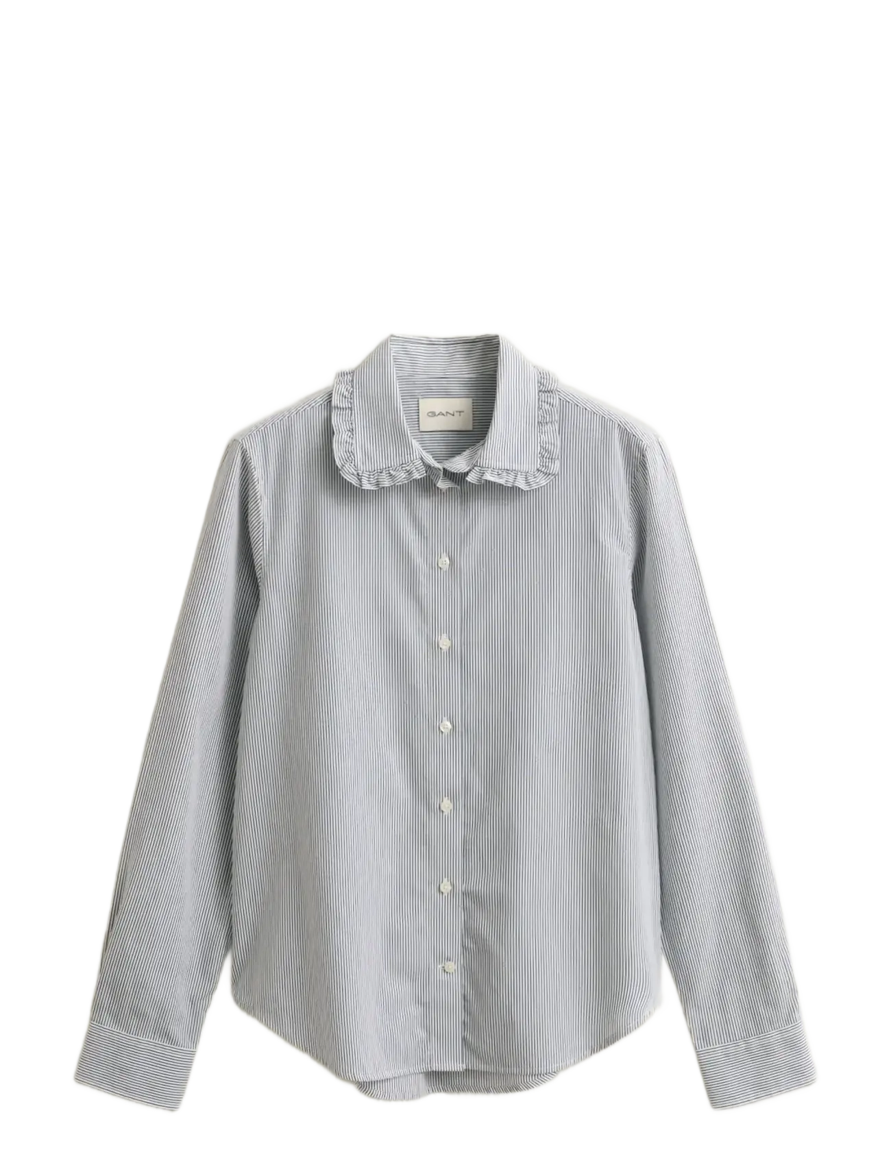 GANT REG CTN FRILL COLLAR STRIPE SHIRT - Nyheter - CLASSIC BLUE / blue