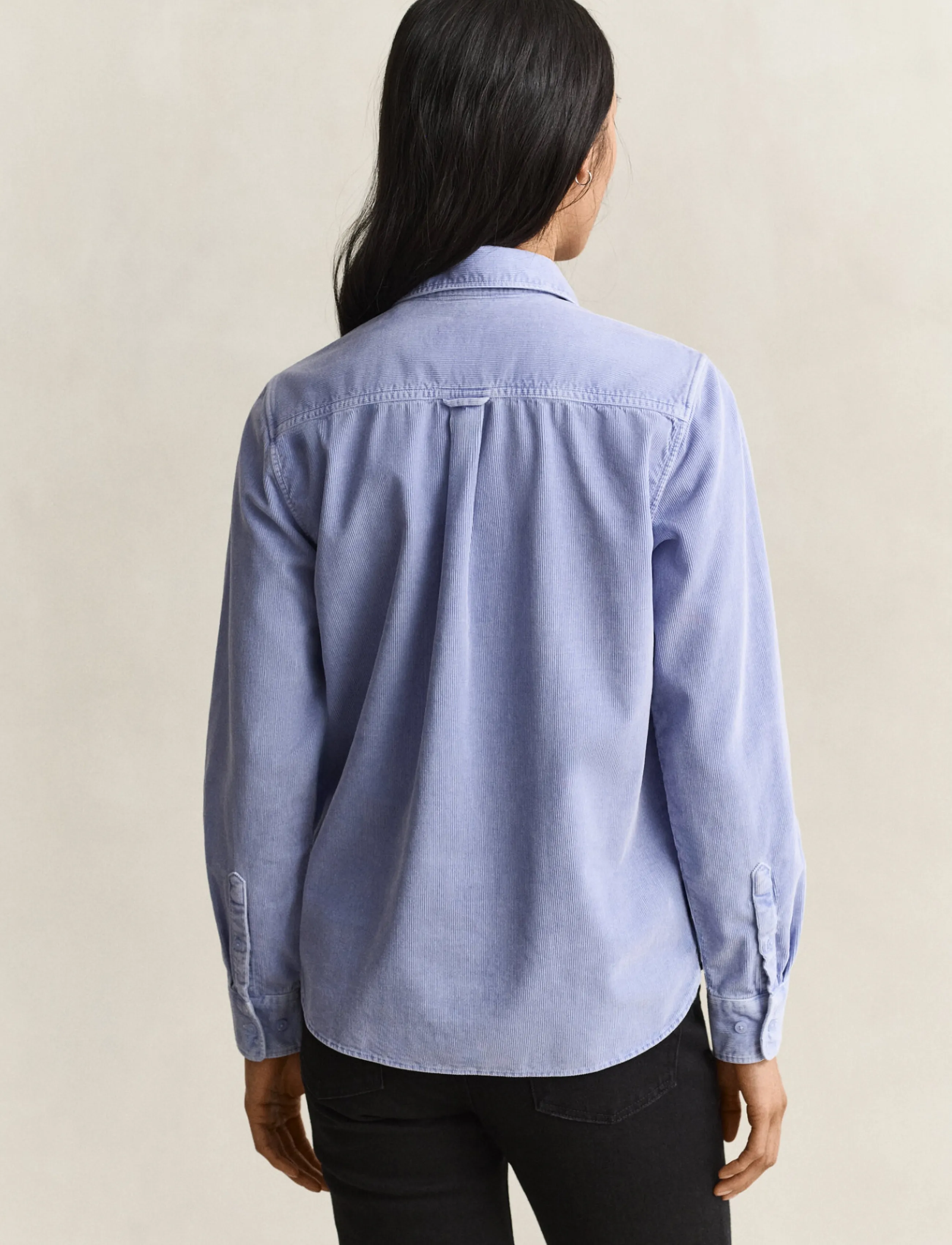Gant - REG CORDROY SHIRT - langærmede skjorter - misty lavender - 2